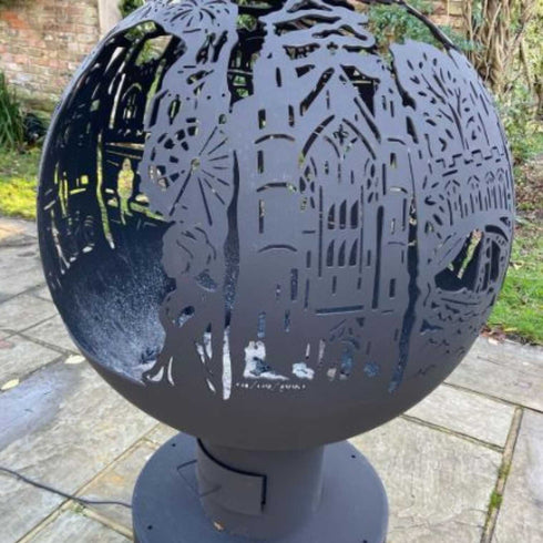 Bespoke Spherical Fire Pit CAMBRIDGE